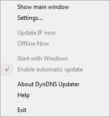 Popup menu with disabled=