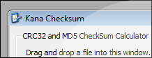 Kana Checksum