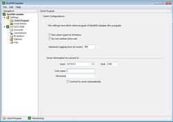 Client configuration Client configuration