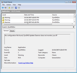 Event viewer integration Event viewer integration